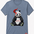 GreenLit Panda Smoke Tee — Vintage Denim