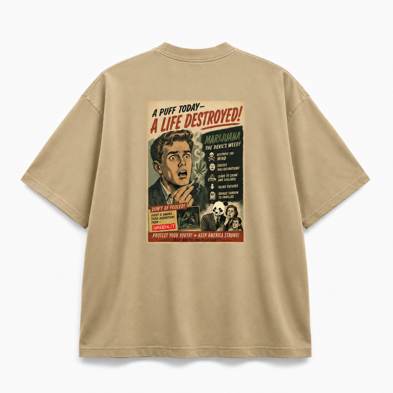 A Life Destroyed Propaganda Heavyweight Tee